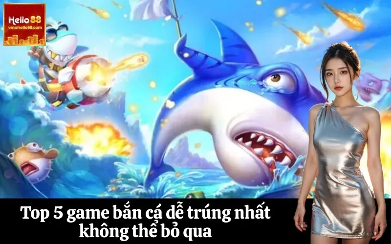 Top 5 game bắn cá dễ trúng nhất không thể bỏ qua
